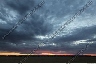 Photo Texture of Sunset Sky 0009